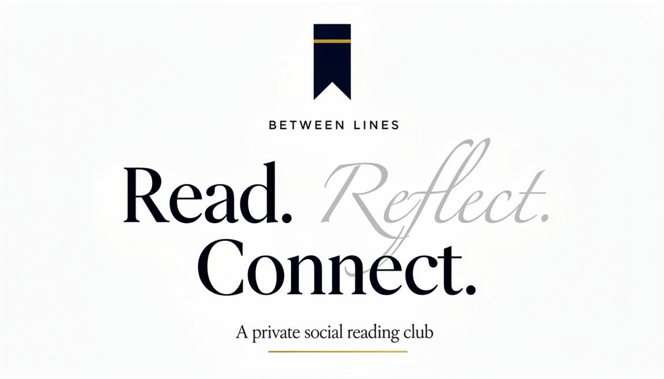 Screenshot of Between Lines - Social Reading Club, an experimental app by Makedonka Stamatova